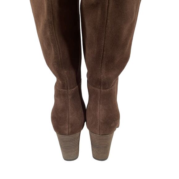 Cole Haan Tall Knee High Suede Boot Chestnut Brown Air Sole Size 6.5 Excellent - Picture 7 of 10